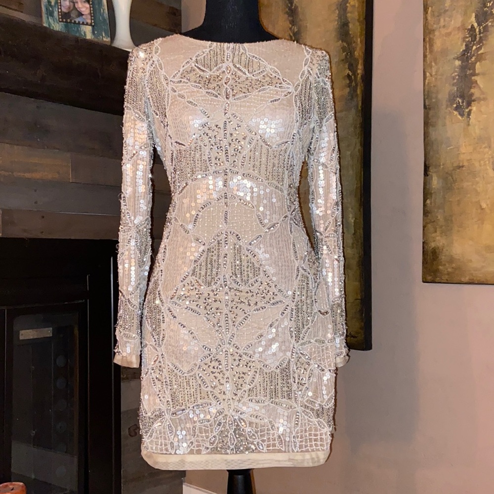 NWOT TOPSHOP beaded dress